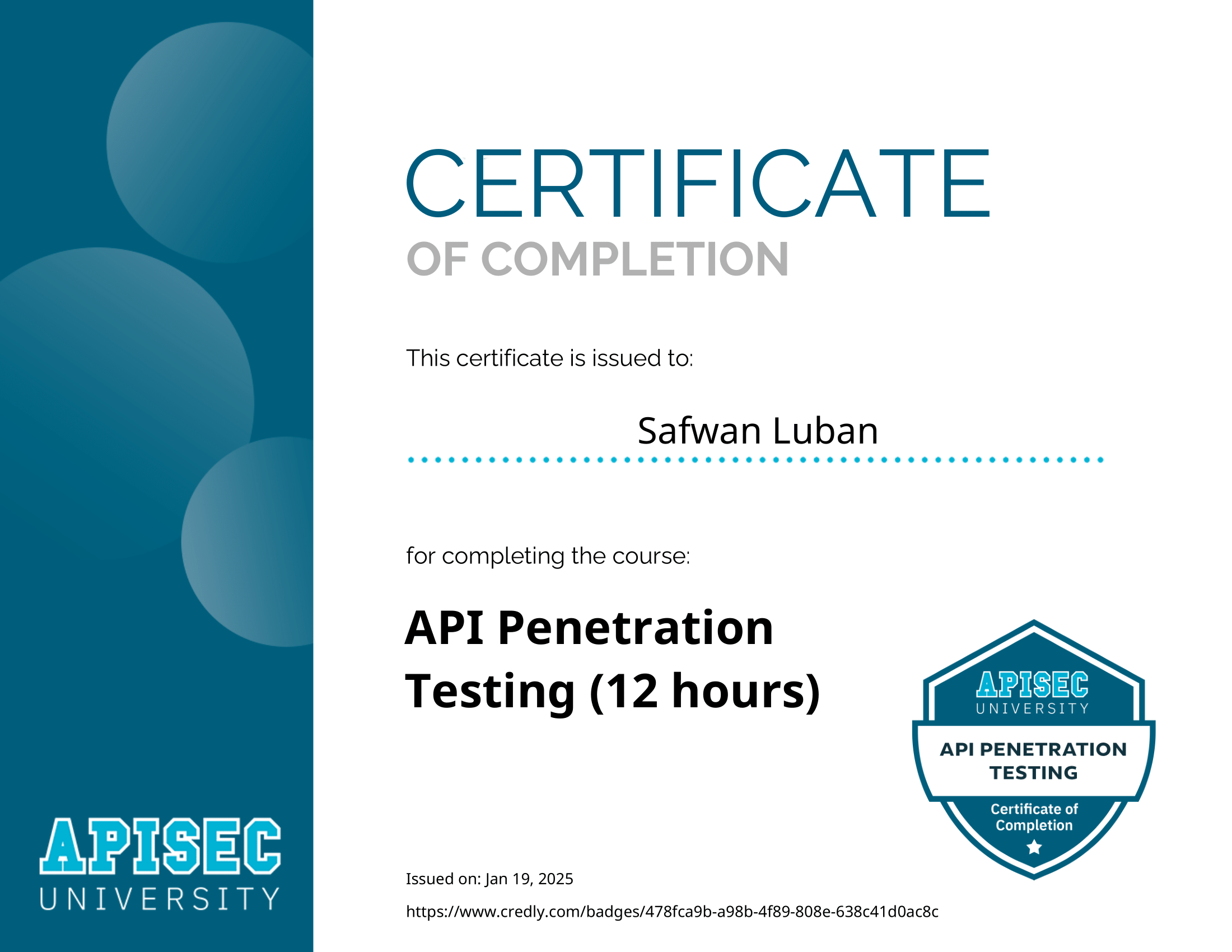 APIsec University API Penetration Testing